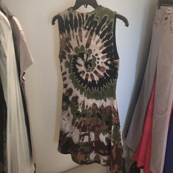 Valentino patterned fit and flare skater dress sz S - Picture 4 of 4